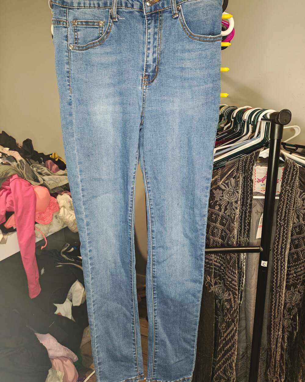 Monkey Ride Jeans Original Vintage Womens Light Wash Size 7/28
